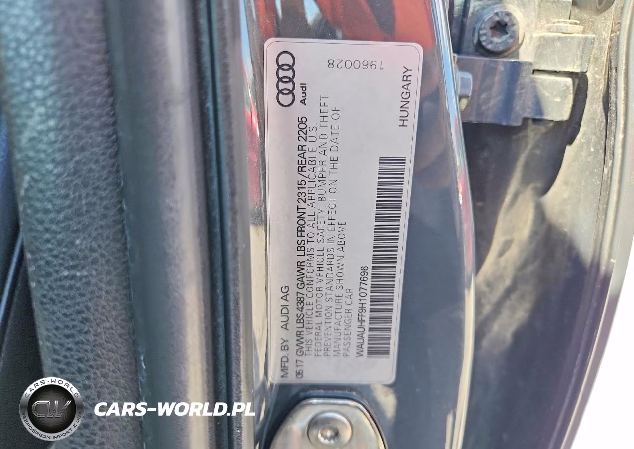 2017 Audi A3 Premium VIN:WAUAUHFF9H1077696 - 12