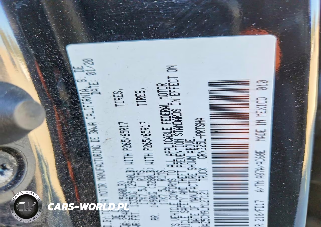 2020 Toyota Tacoma Trd Sport VIN:3TMAZ5CN9LM127121 - 12