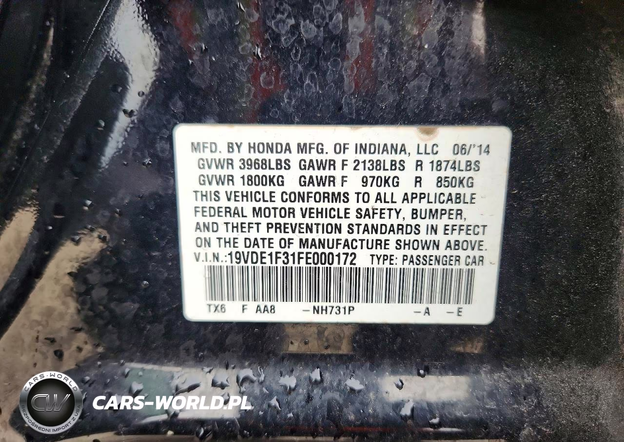2015 Acura Ilx 20 VIN:19VDE1F31FE000172 - 13