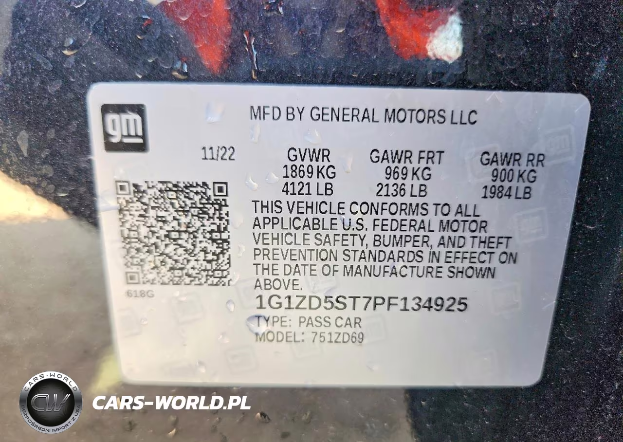2023 Chevrolet Malibu Lt VIN:1G1ZD5ST7PF134925 - 12