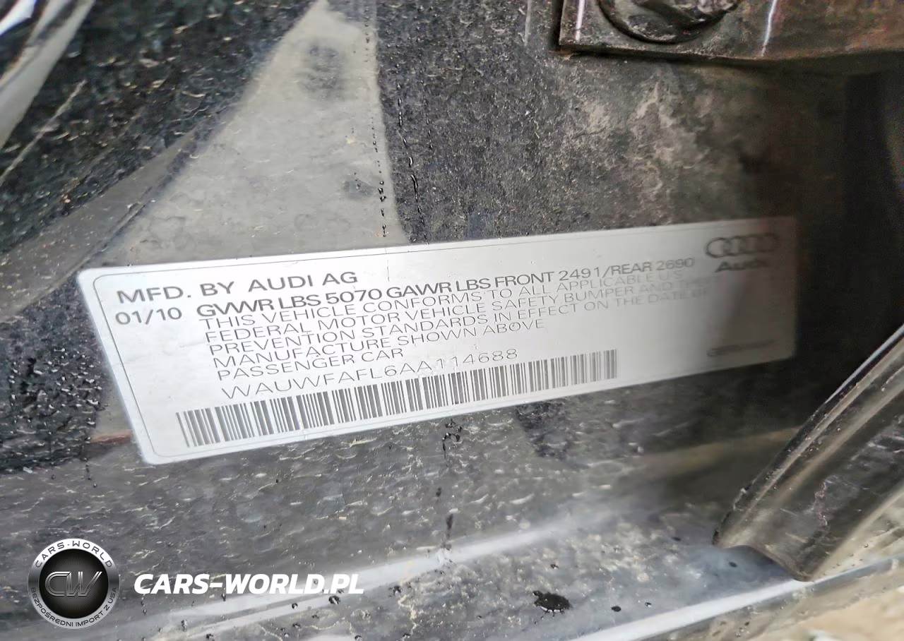 2010 Audi A4 Premium Plus VIN:WAUWFAFL6AA114688 - 12