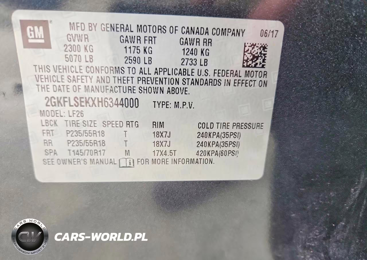 2017 GMC Terrain Sle VIN:2GKFLSEKXH6344000 - 14