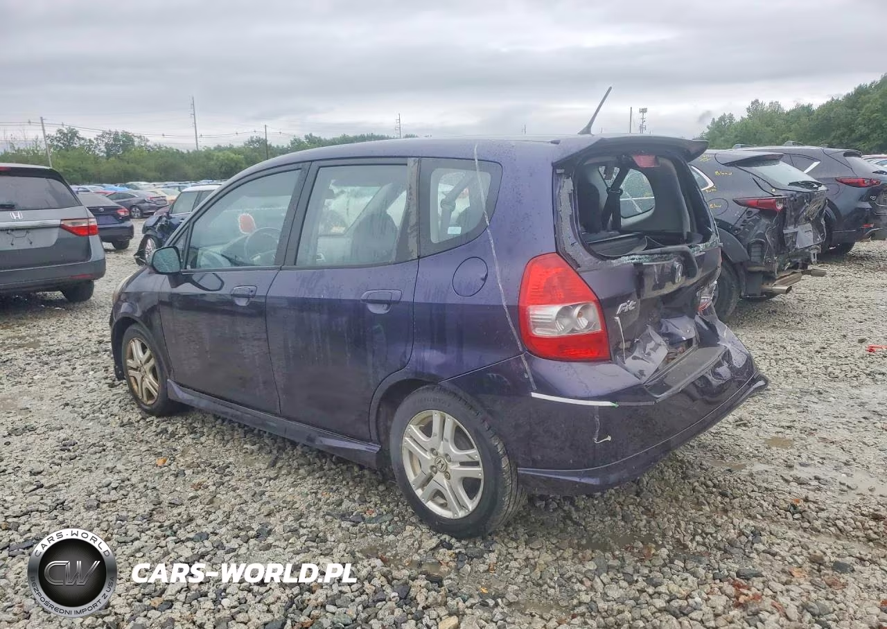 2008 Honda Fit Sport VIN:JHMGD38678S025487 - 2