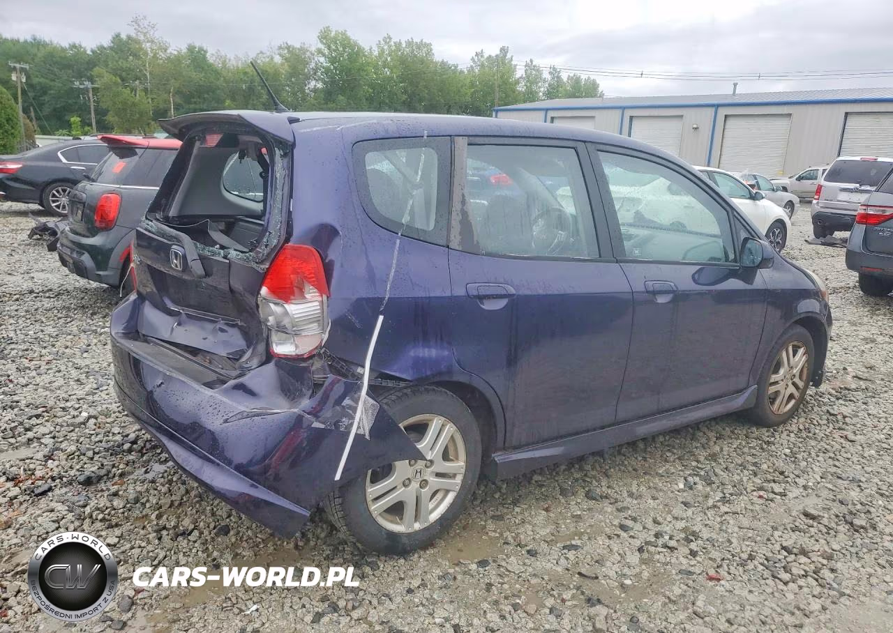 2008 Honda Fit Sport VIN:JHMGD38678S025487 - 3