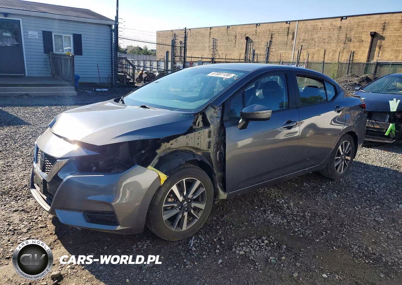 2021 Nissan Versa Sv VIN:3N1CN8EV6ML805563 - 1
