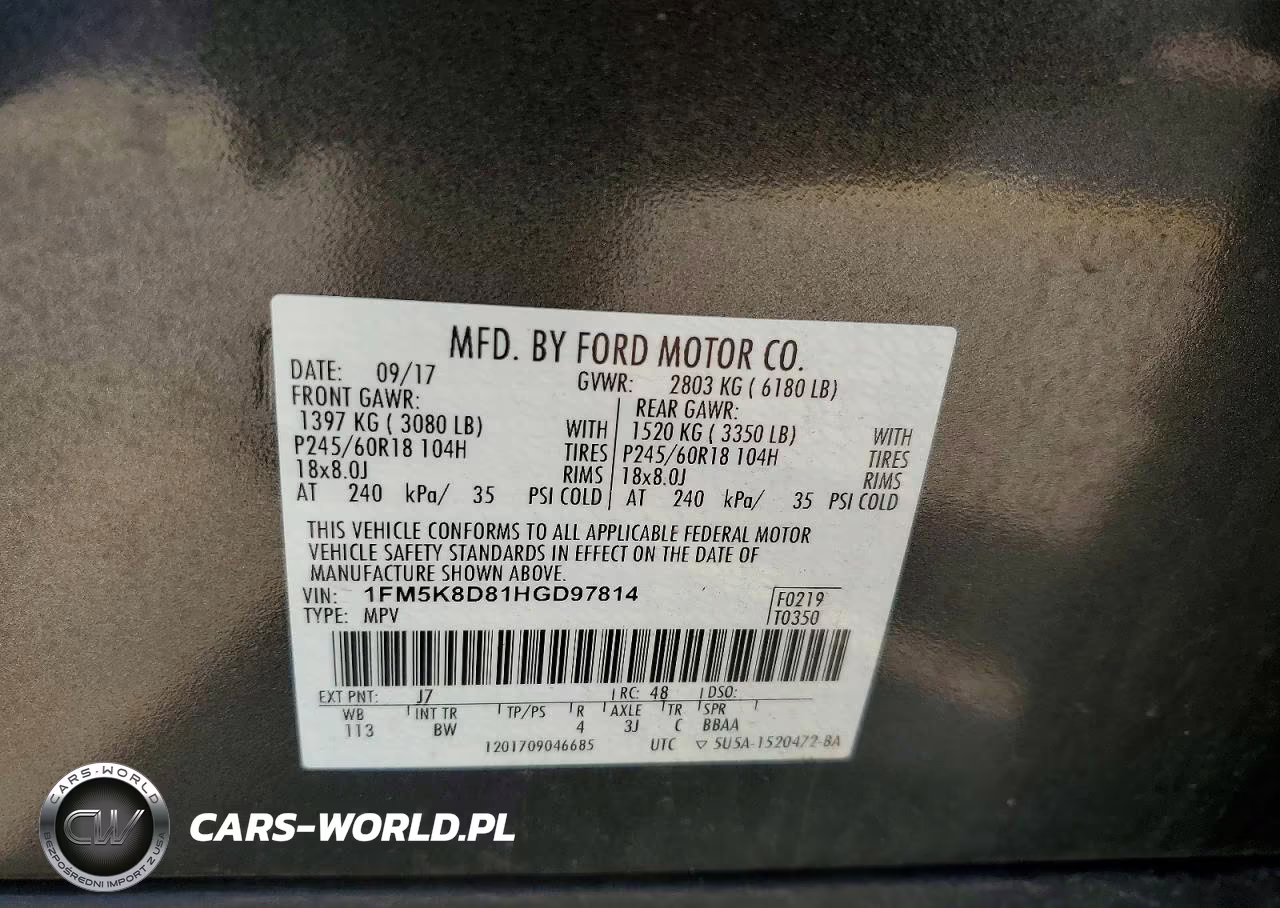 2017 Ford Explorer Xlt VIN:1FM5K8D81HGD97814 - 13