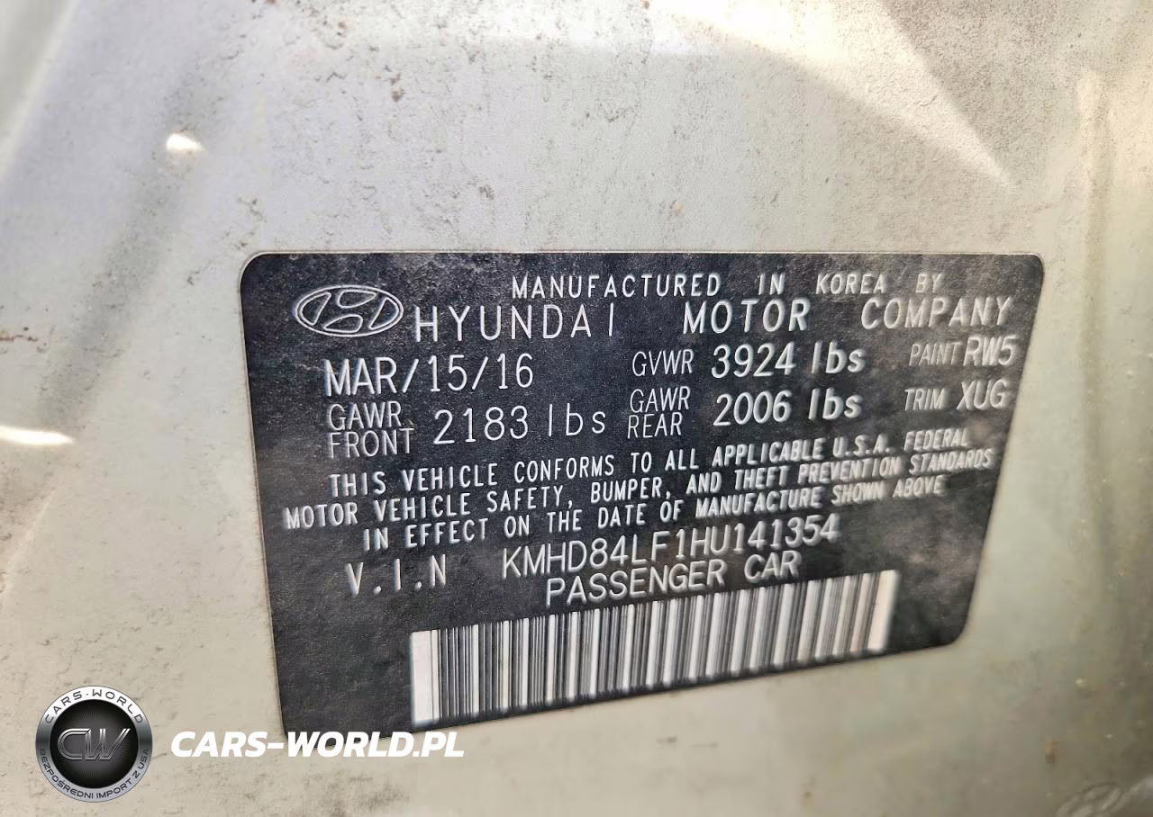 2017 Hyundai Elantra Se VIN:KMHD84LF1HU141354 - 12