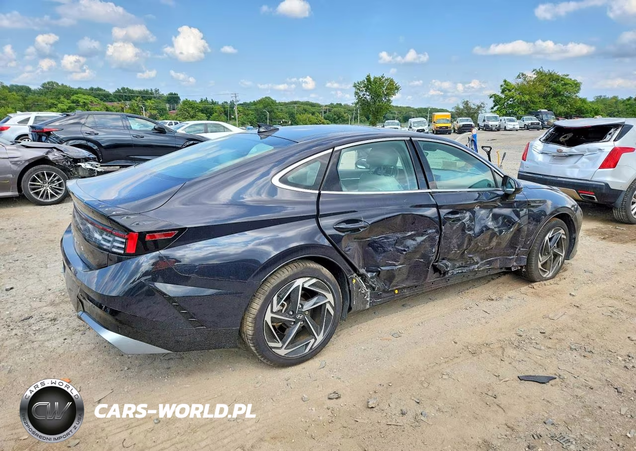 2024 Hyundai Sonata Sel VIN:KMHL14JAXRA354362 - 3