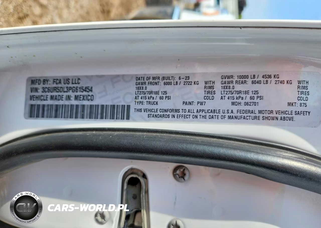 2023 Ram 2500 Big Horn VIN:3C6UR5DL3PG615454 - 12