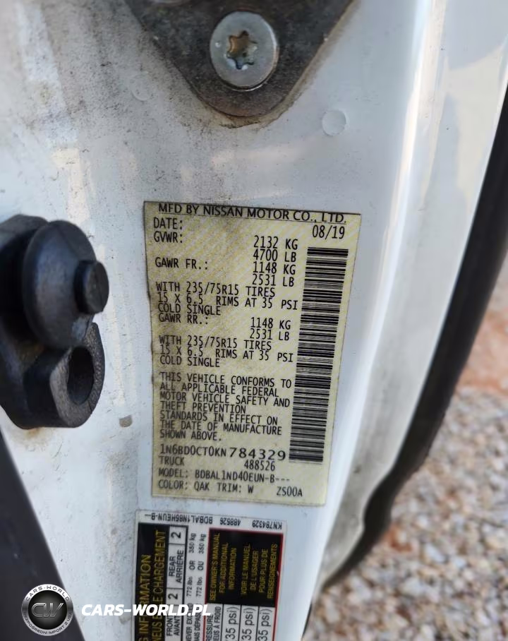 2019 Nissan Frontier S VIN:1N6BD0CT0KN784329 - 12
