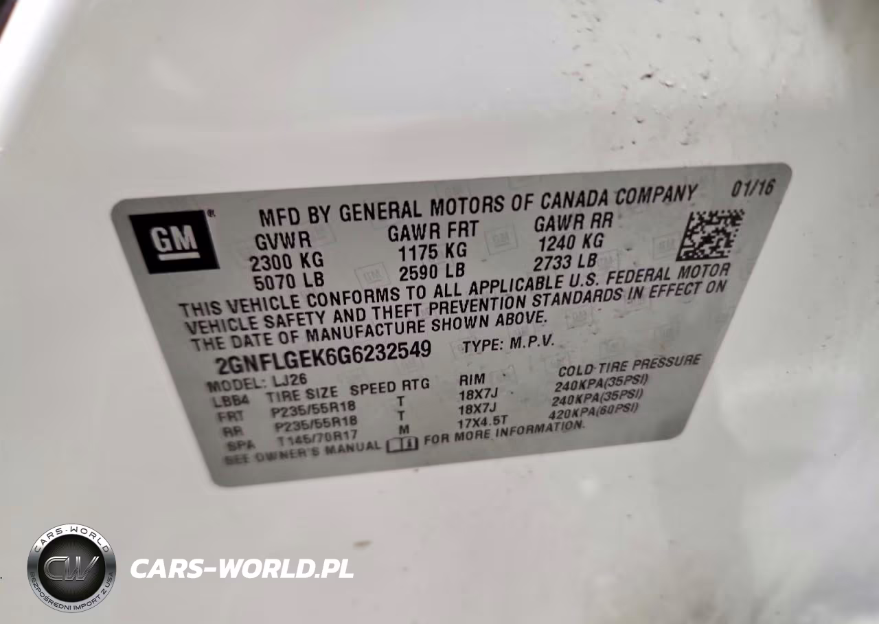 2016 Chevrolet Equinox Ltz VIN:2GNFLGEK6G6232549 - 13