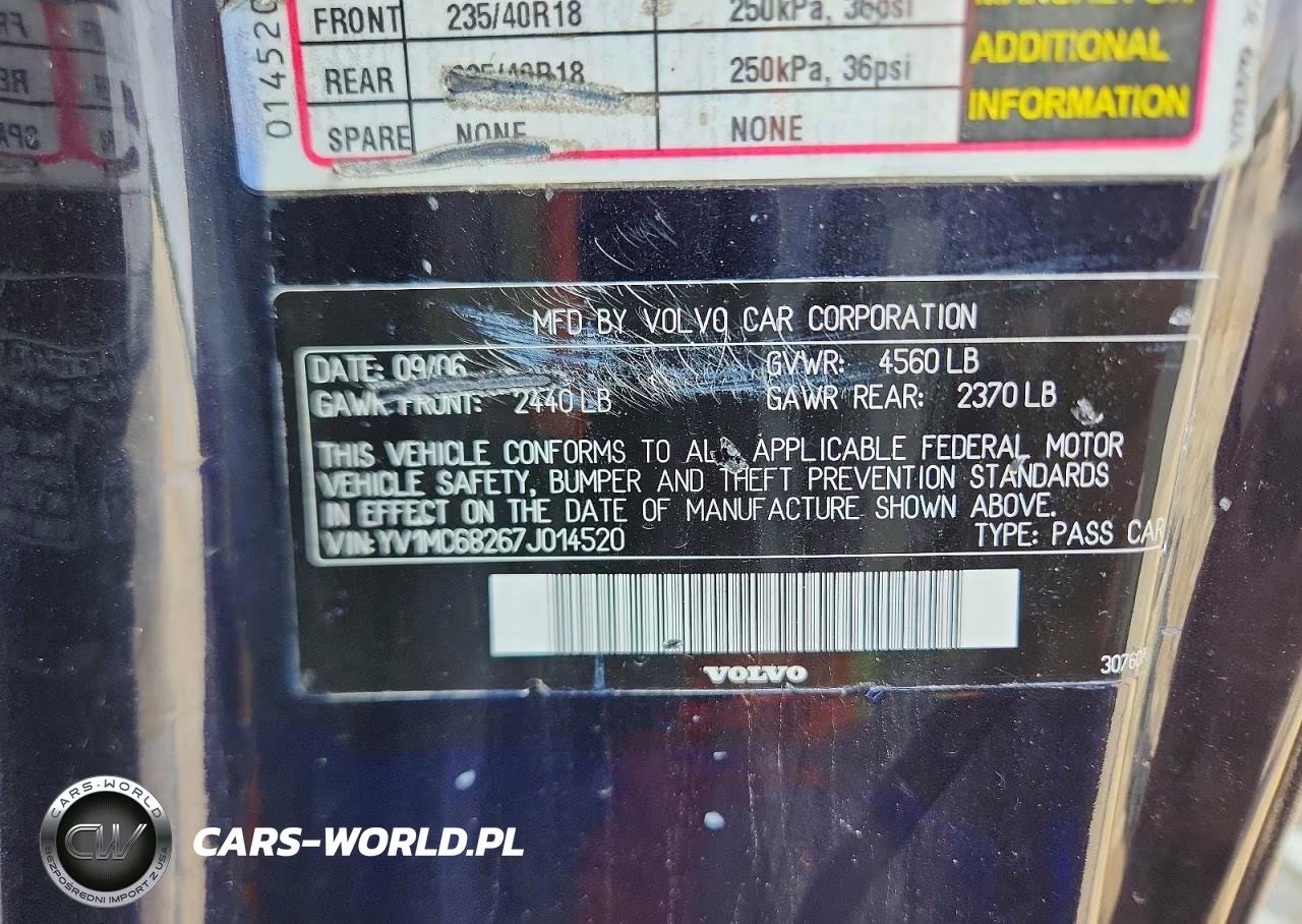 2007 Volvo C70 T5 VIN:YV1MC68267J014520 - 13