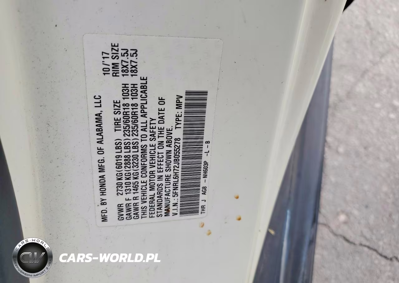 2018 Honda Odyssey Exl VIN:5FNRL6H72JB055278 - 13