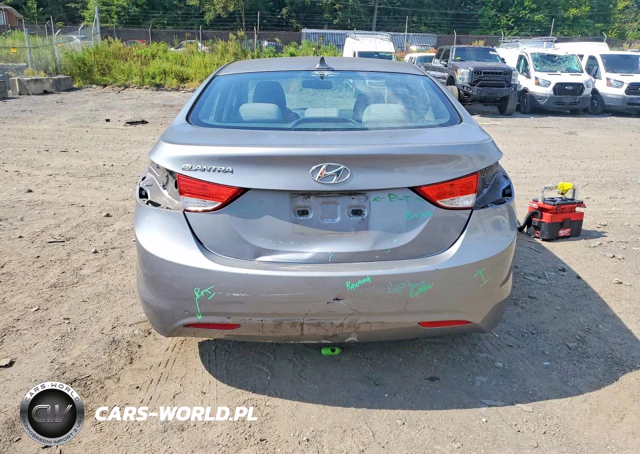 2011 Hyundai Elantra Gls VIN:KMHDH4AE8BU094809 - 6