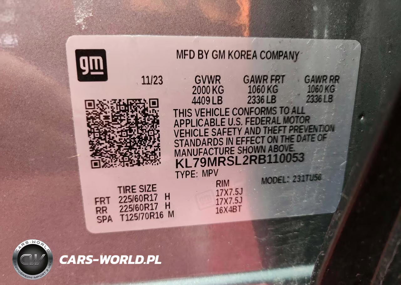 2024 Chevrolet Trailblazer Lt VIN:KL79MRSL2RB110053 - 13