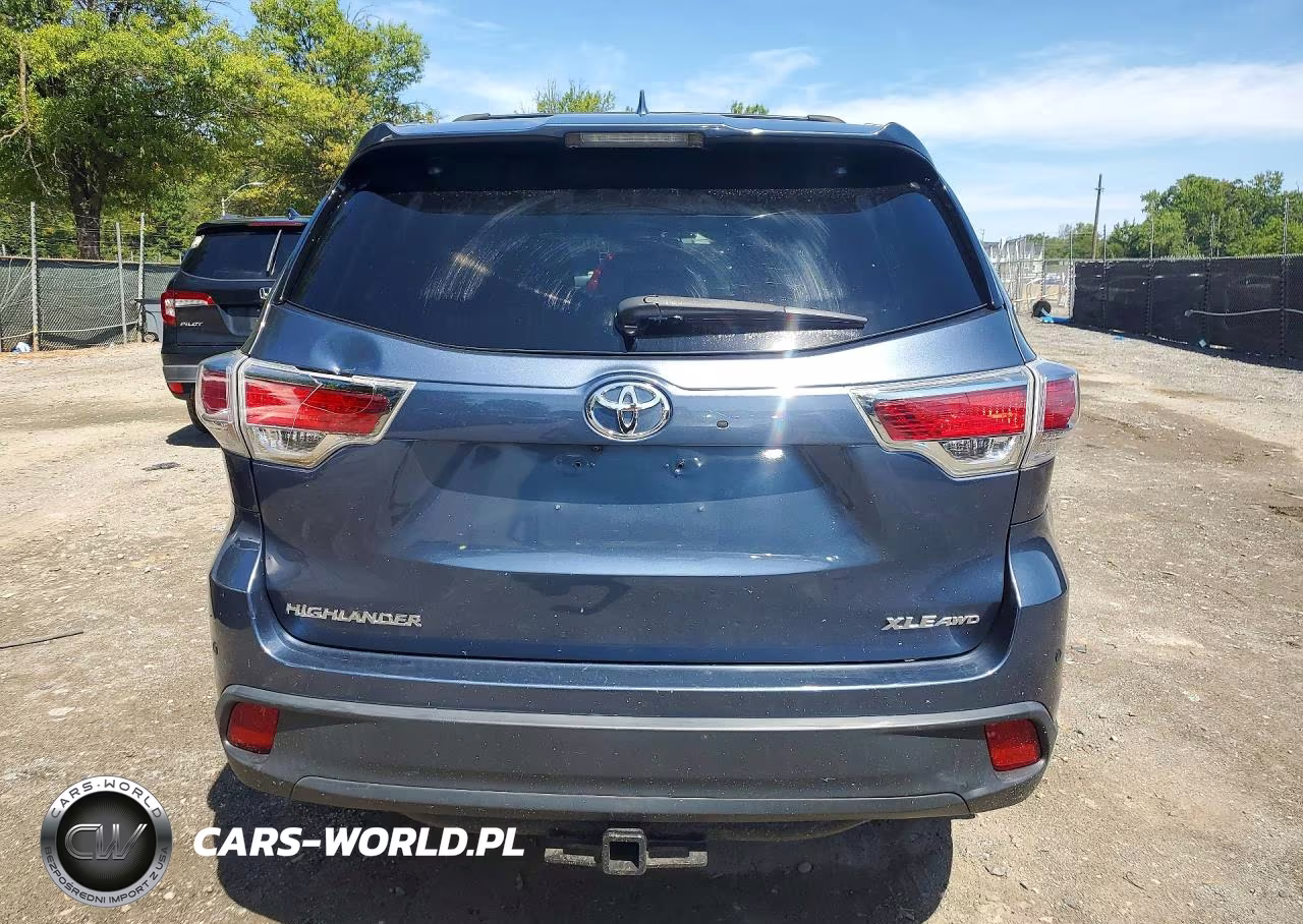 2015 Toyota Highlander Xle VIN:5TDJKRFH2FS214655 - 6