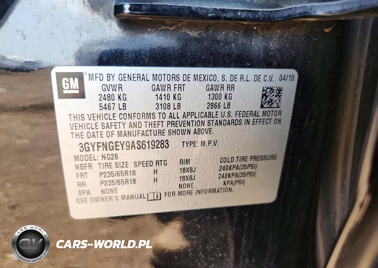 2010 Cadillac Srx VIN:3GYFNGEY9AS619283 - 12