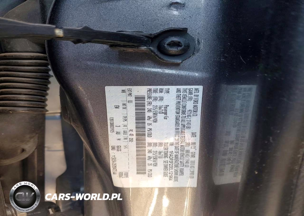 2014 Ford Focus Se VIN:1FADP3F23EL121964 - 12