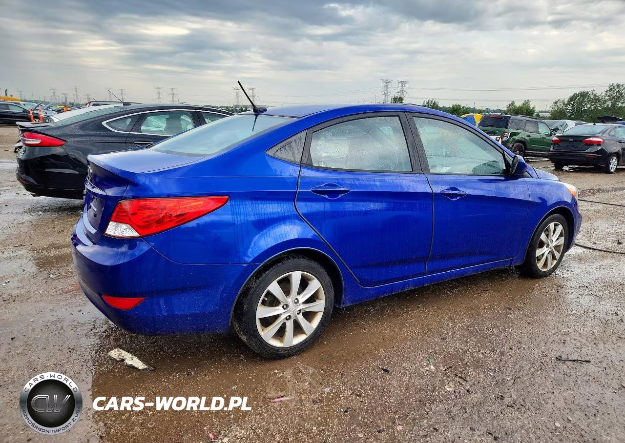 2014 Hyundai Accent Gls VIN:KMHCU4AE0EU597634 - 3