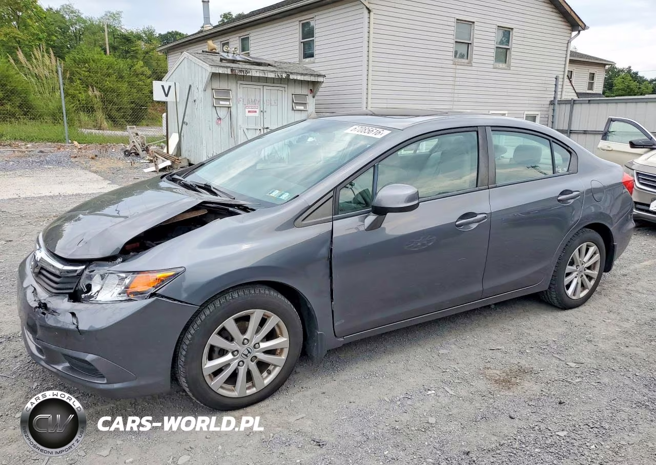 2012 Honda Civic Ex VIN:19XFB2F89CE318885 - 1