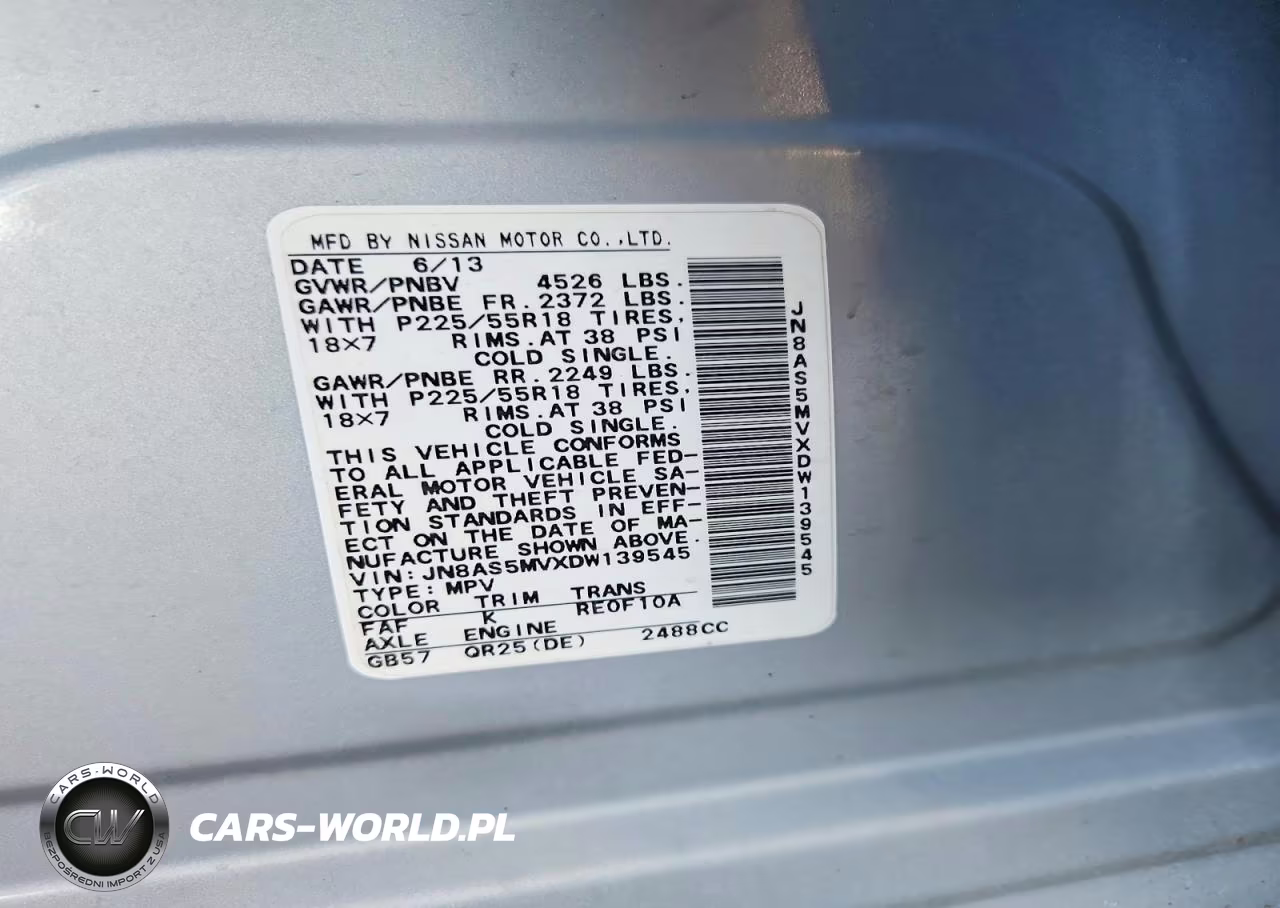 2013 Nissan Rogue S VIN:JN8AS5MVXDW139545 - 14