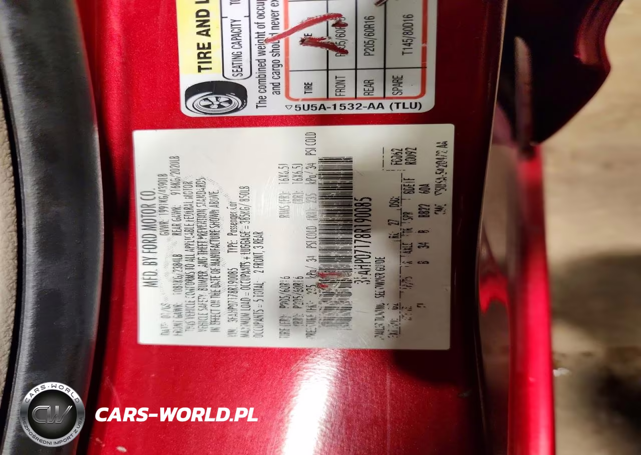 2008 Ford Fusion Se VIN:3FAHP07178R190085 - 13