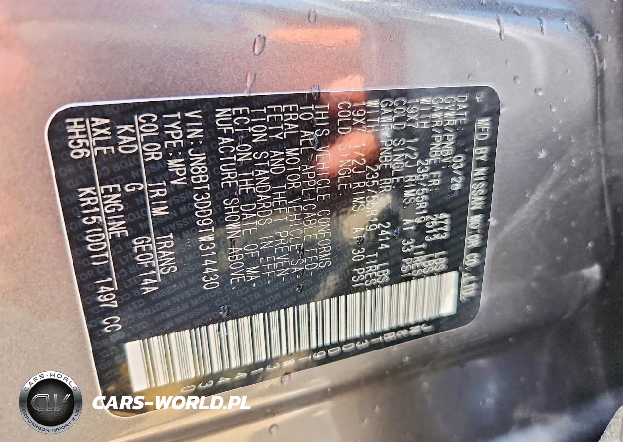 2026 Nissan Rogue Platinum VIN:JN8BT3DD9TW314430 - 14