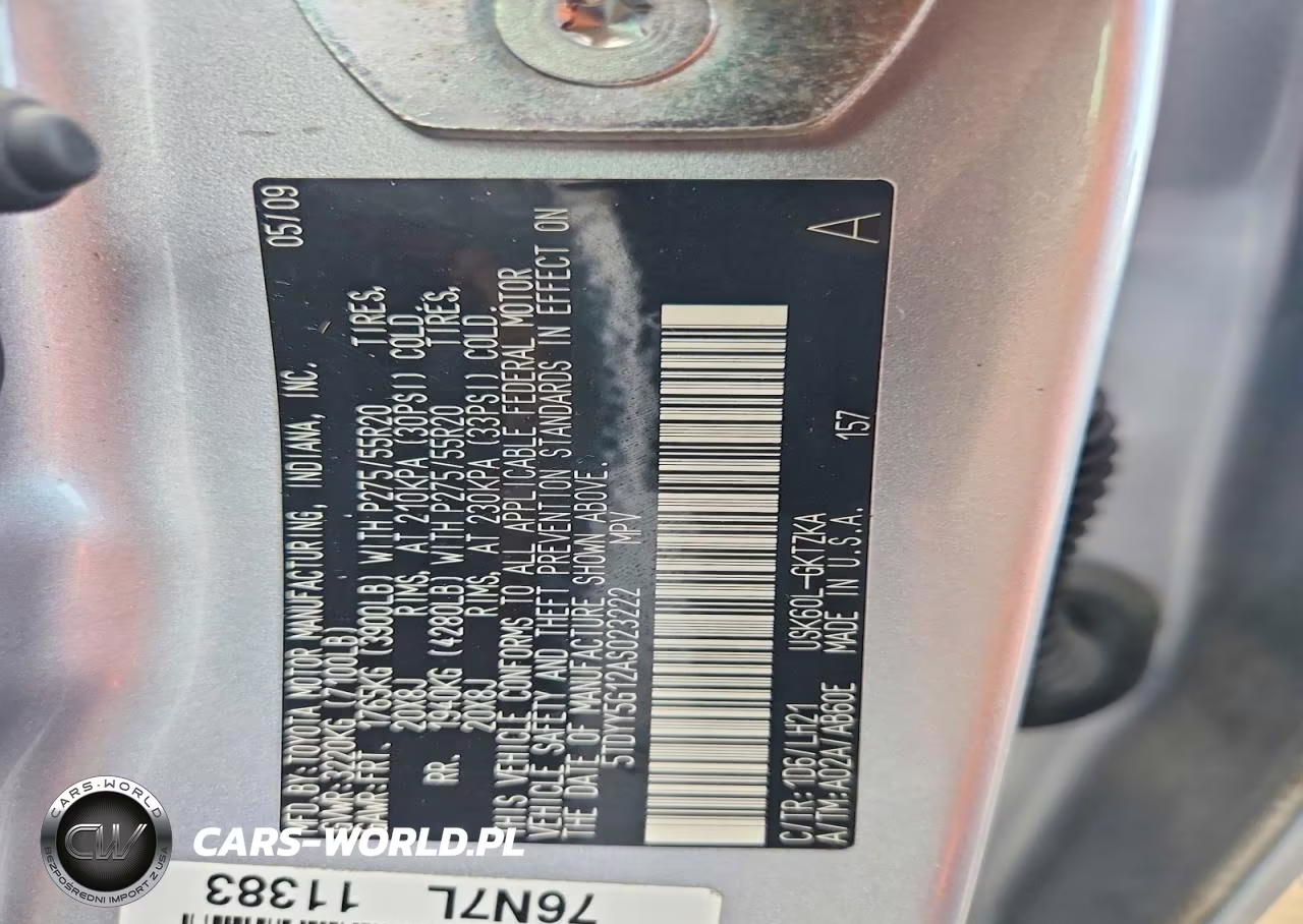 2010 Toyota Sequoia Platinum VIN:5TDYY5G12AS023222 - 14