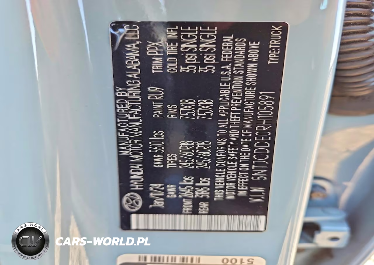 2024 Hyundai Santa Cruz Sel VIN:5NTJCDDE0RH105891 - 12