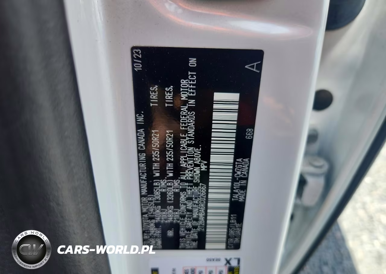 2024 Lexus Rx 350 Premium+ VIN:2T2BAMBA6RC026667 - 12