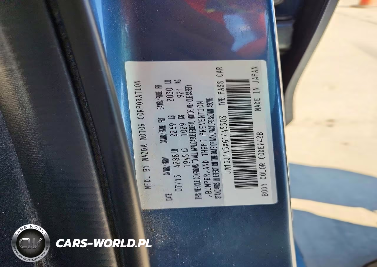 2016 Mazda 6 Touring VIN:JM1GJ1V5XG1445503 - 12