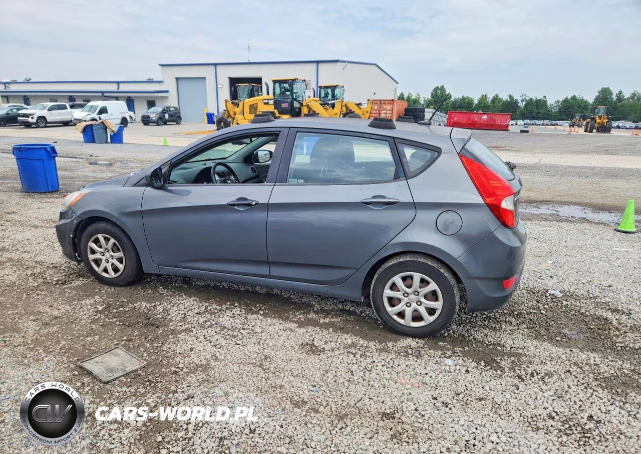 2012 Hyundai Accent Gs VIN:KMHCT5AE5CU044340 - 2