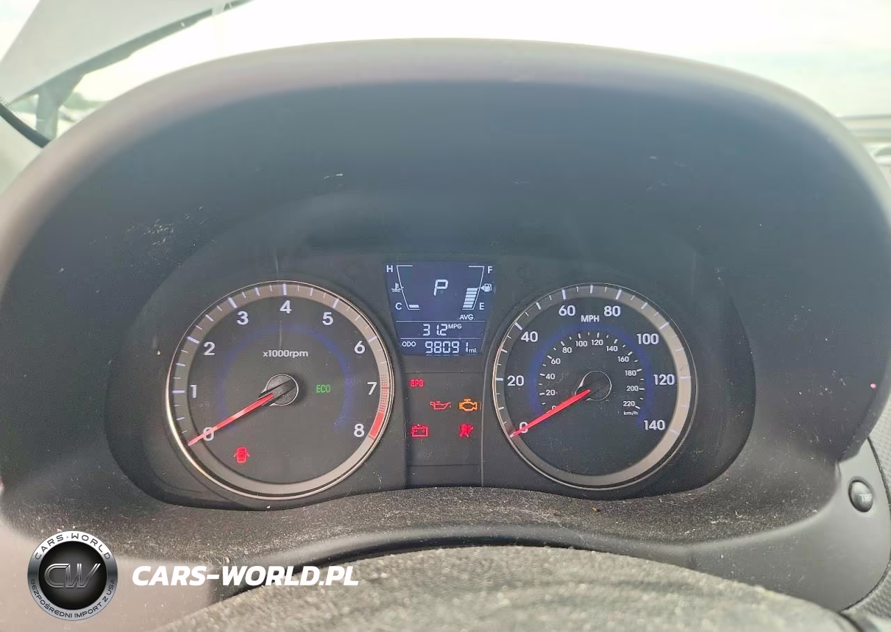 2012 Hyundai Accent Gs VIN:KMHCT5AE5CU044340 - 9