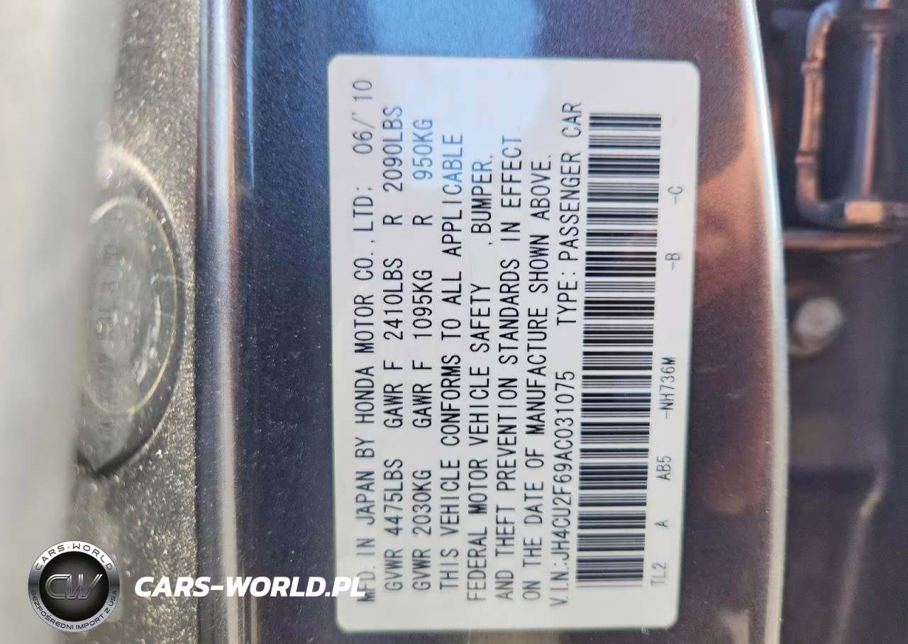 2010 Acura Tsx VIN:JH4CU2F69AC031075 - 12