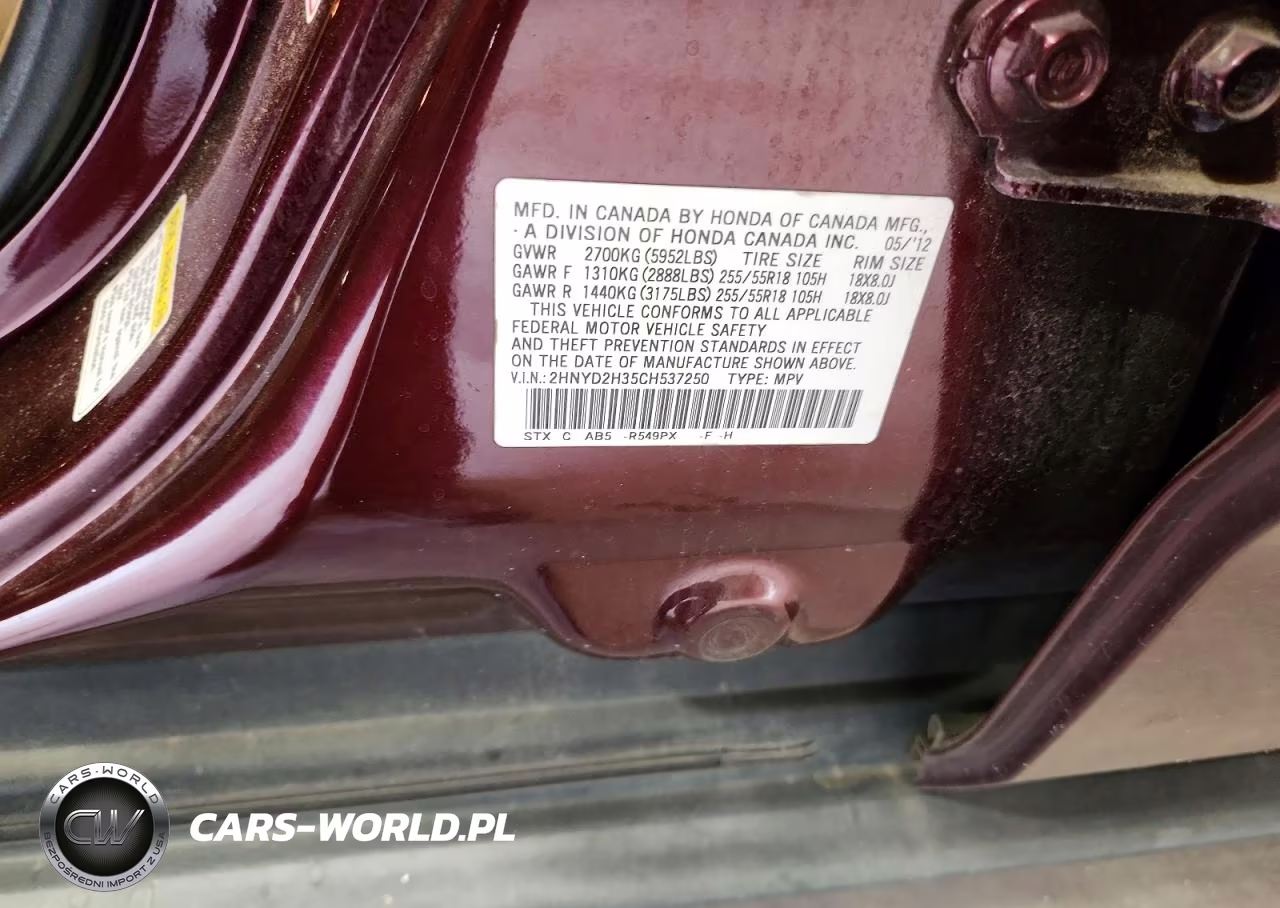 2012 Acura Mdx Technology VIN:2HNYD2H35CH537250 - 13