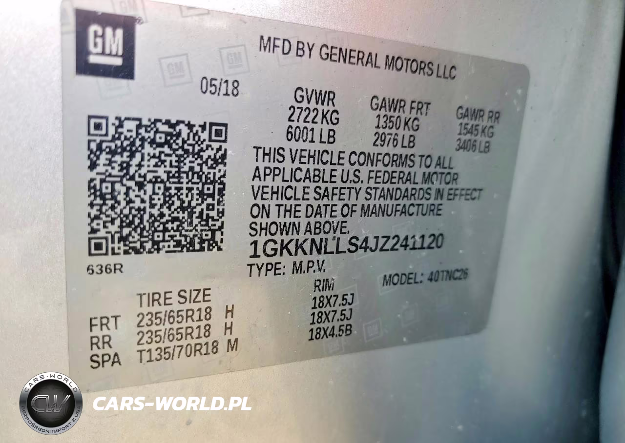 2018 GMC Acadia Sle VIN:1GKKNLLS4JZ241120 - 13