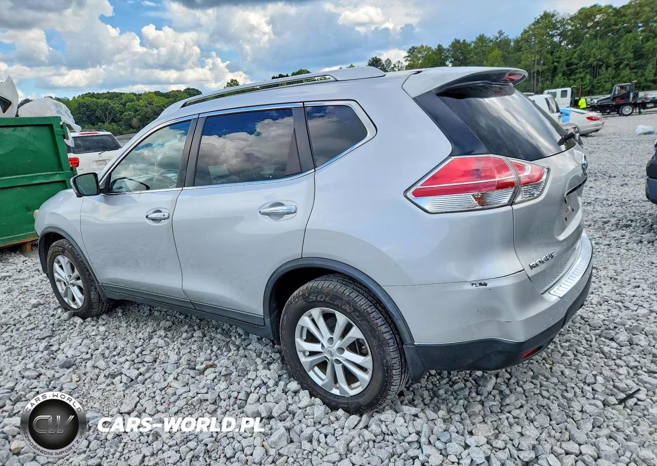 2015 Nissan Rogue Sv VIN:KNMAT2MT5FP509609 - 2