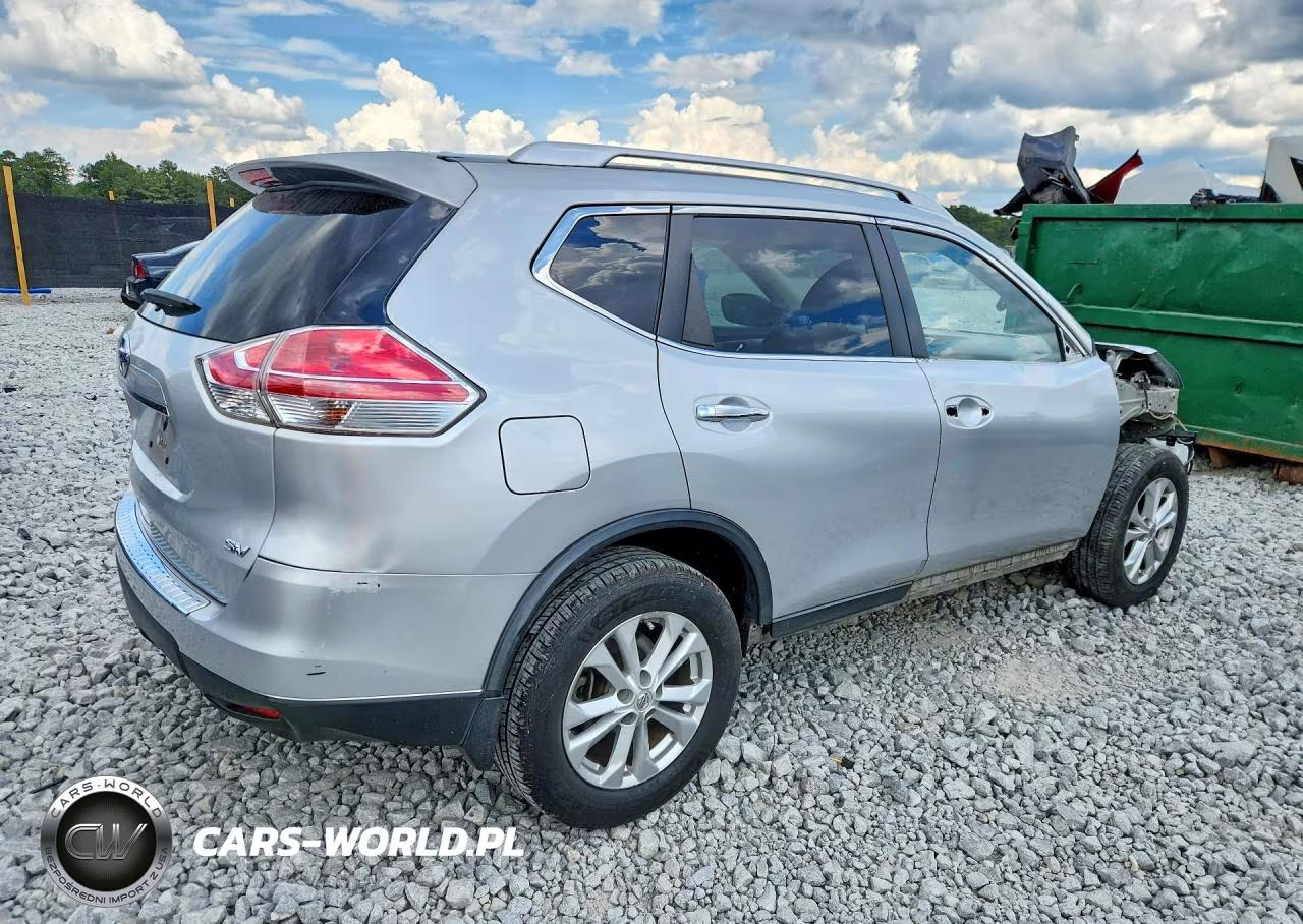 2015 Nissan Rogue Sv VIN:KNMAT2MT5FP509609 - 3