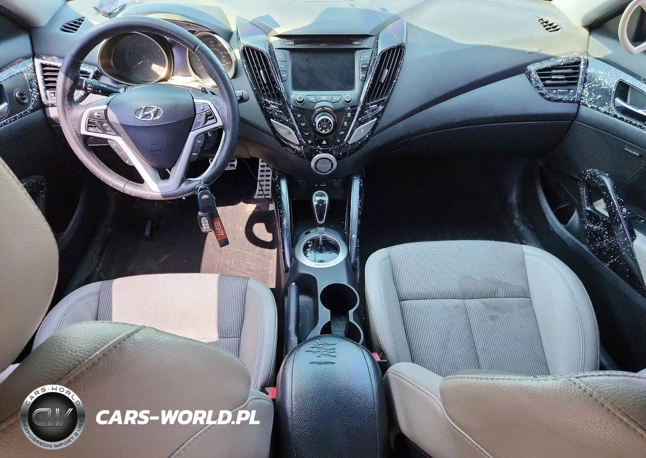 2013 Hyundai Veloster Base VIN:KMHTC6AD1DU123907 - 8