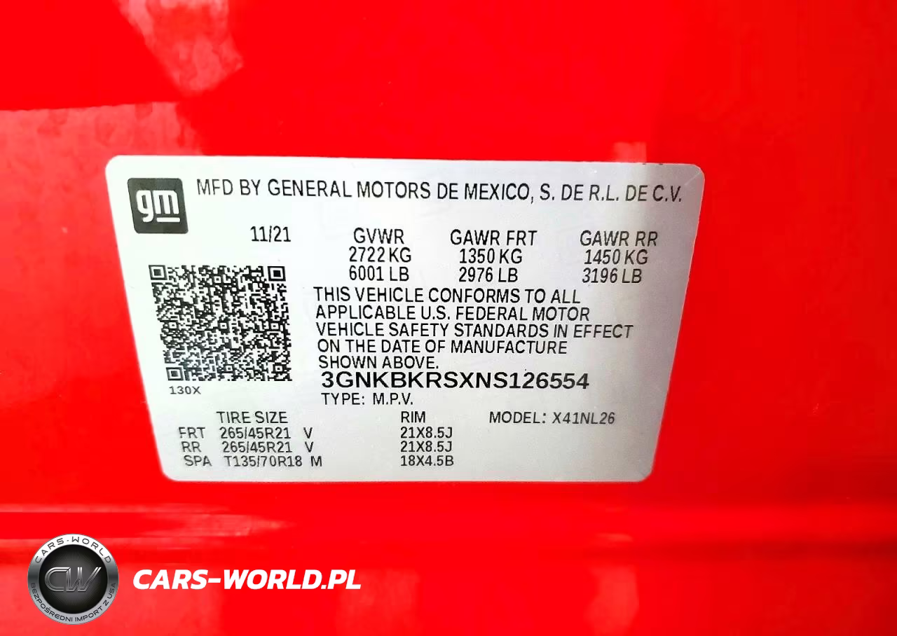 2022 Chevrolet Blazer Rs VIN:3GNKBKRSXNS126554 - 13