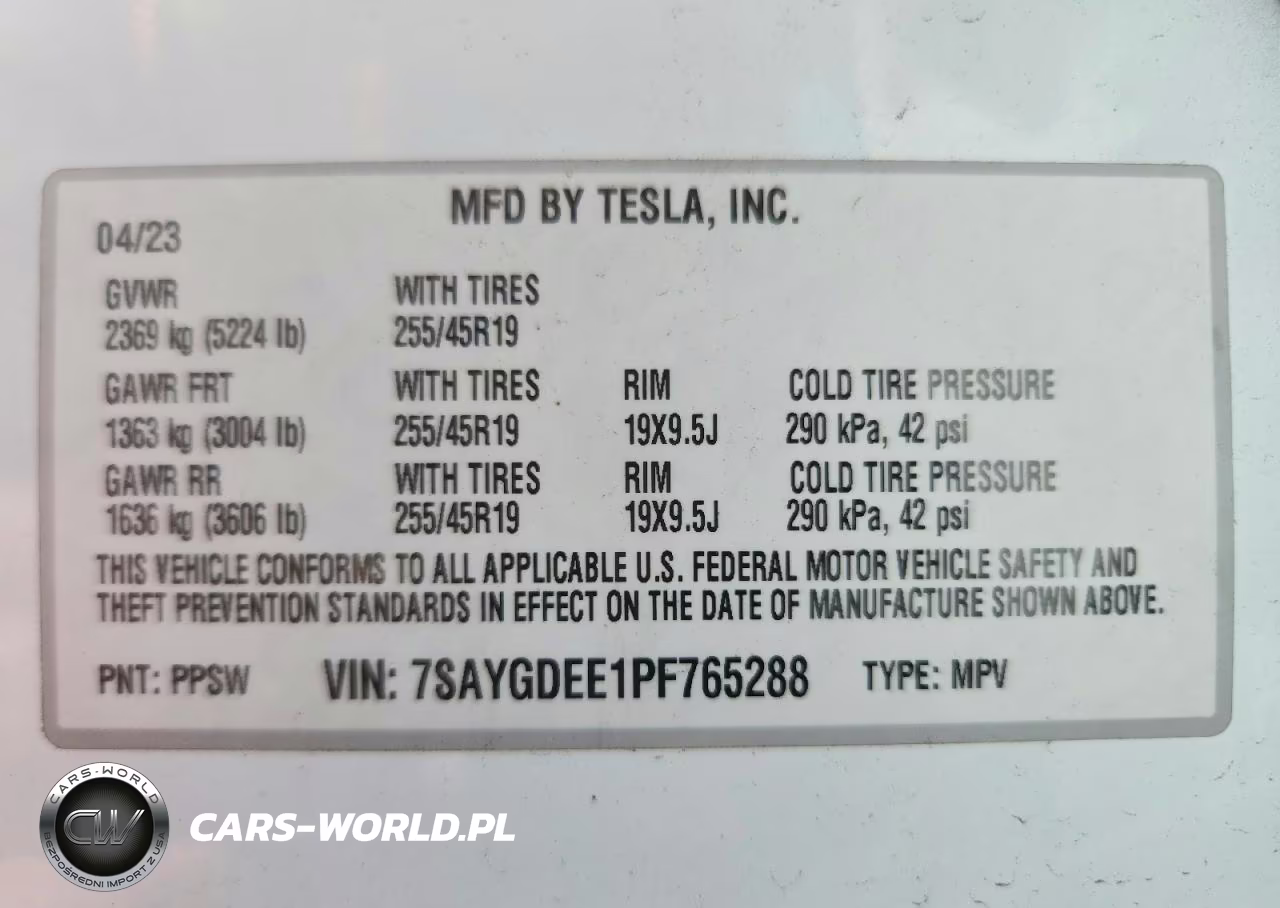 2023 Tesla Model Y VIN:7SAYGDEE1PF765288 - 12
