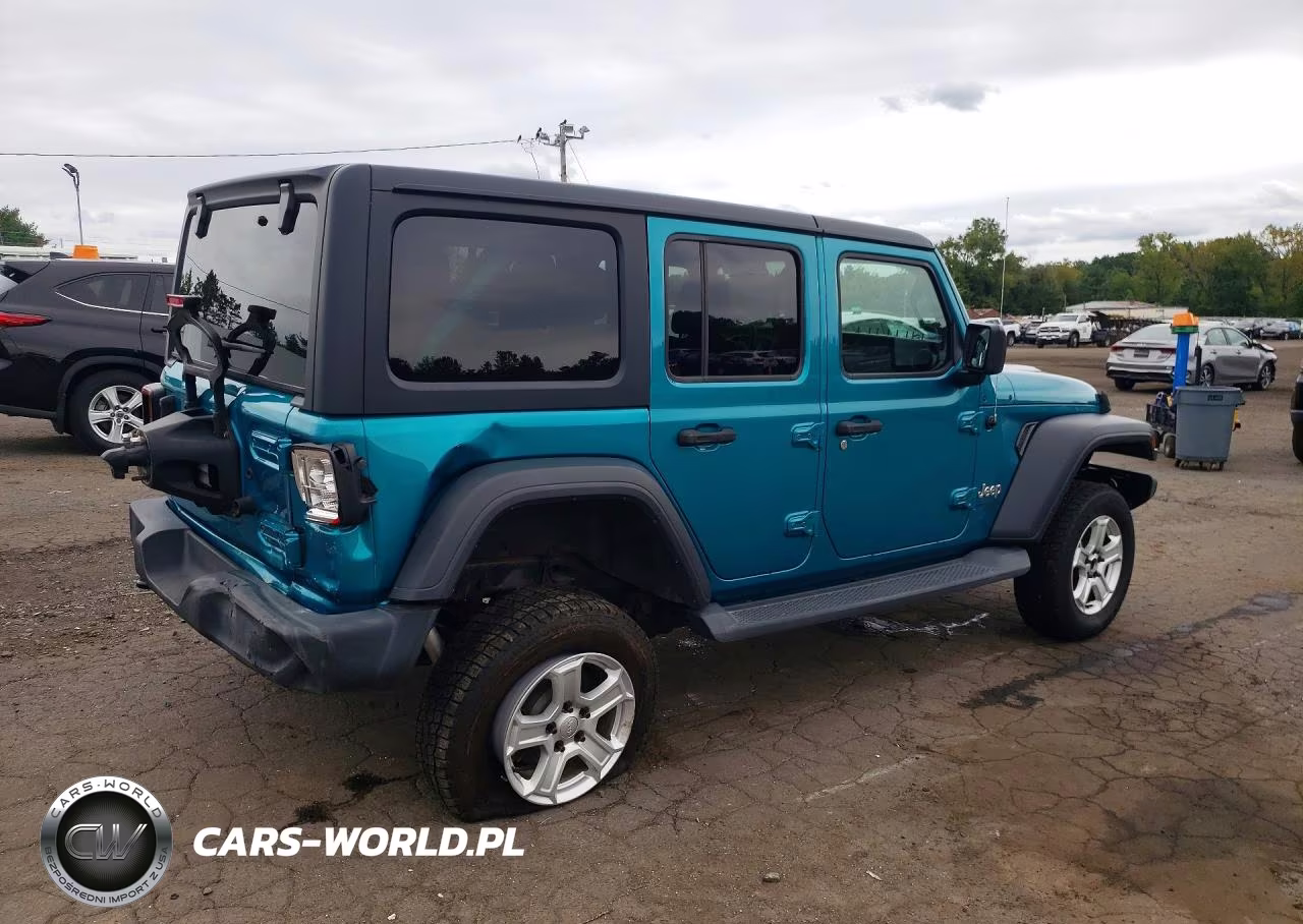 2019 Jeep Wrangler Unlimited Sport VIN:1C4HJXDG4KW602769 - 3