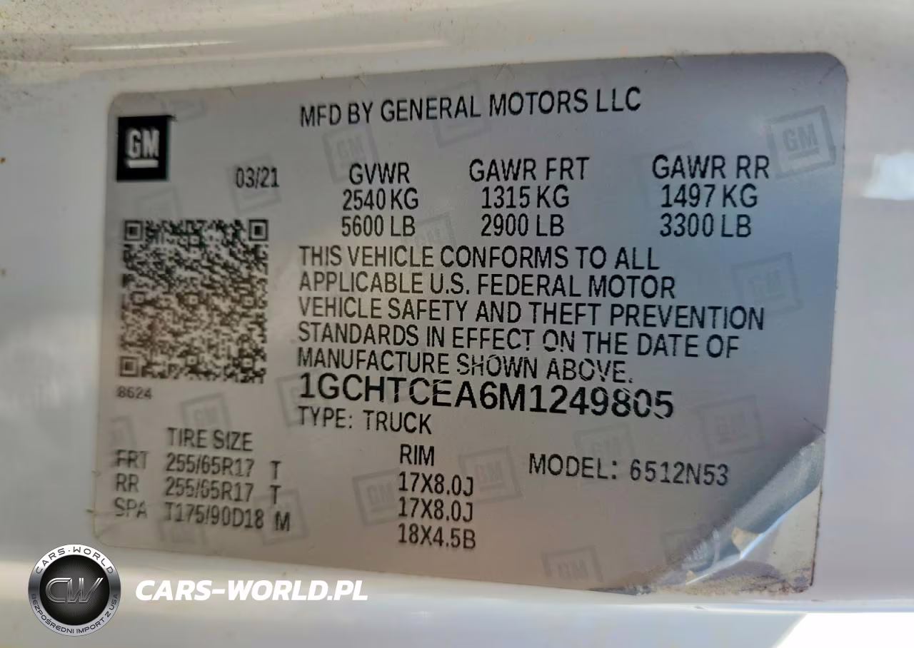 2021 Chevrolet Colorado Lt VIN:1GCHTCEA6M1249805 - 12