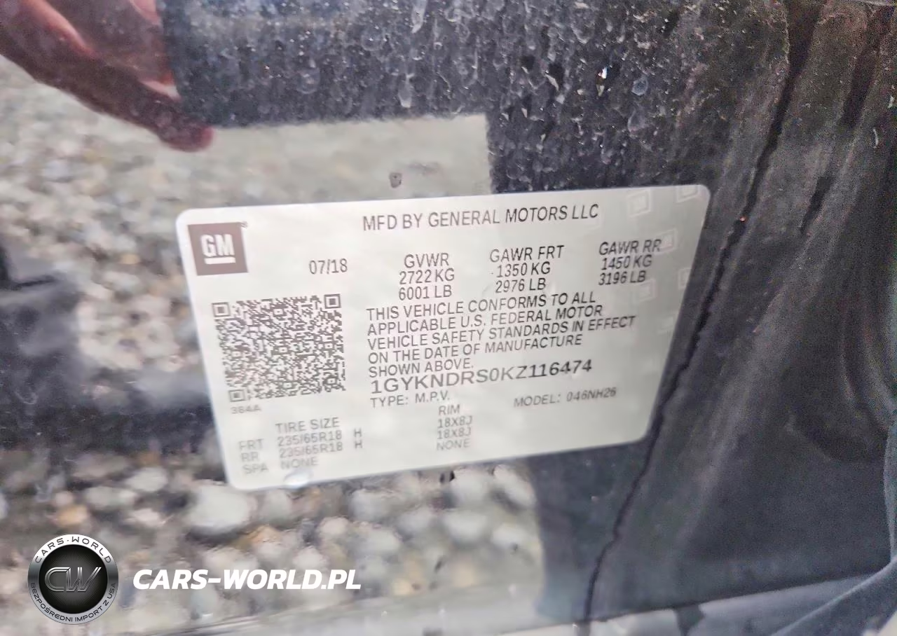 2019 Cadillac Xt5 Luxury VIN:1GYKNDRS0KZ116474 - 13