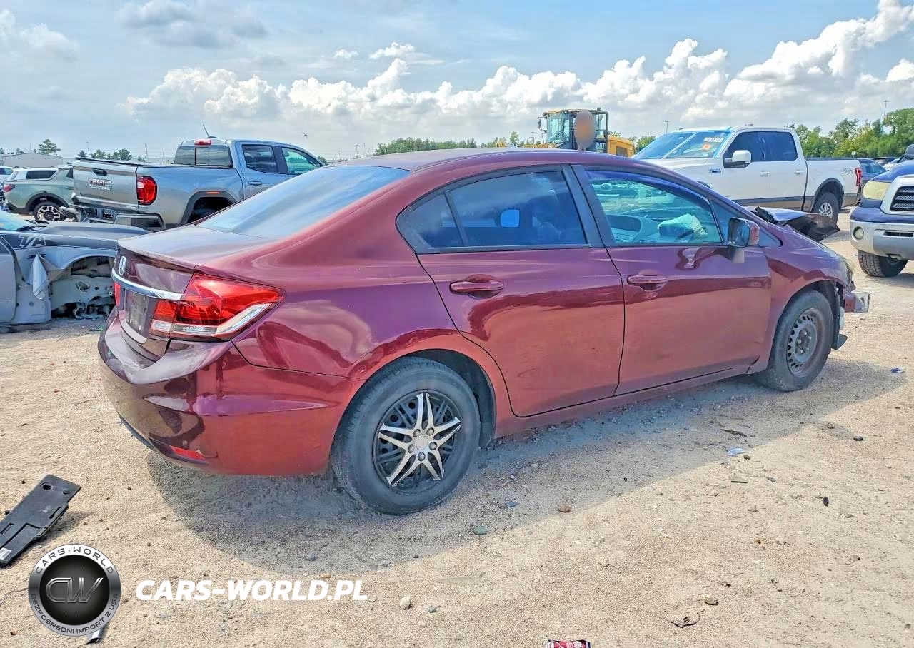 2014 Honda Civic Lx VIN:19XFB2F54EE029180 - 3