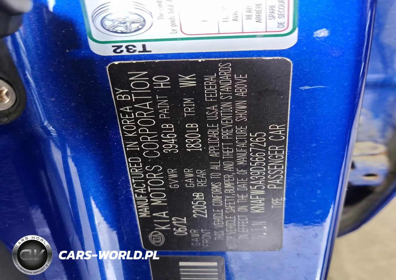 2013 Kia Forte5 Sx VIN:KNAFW5A39D5667265 - 12