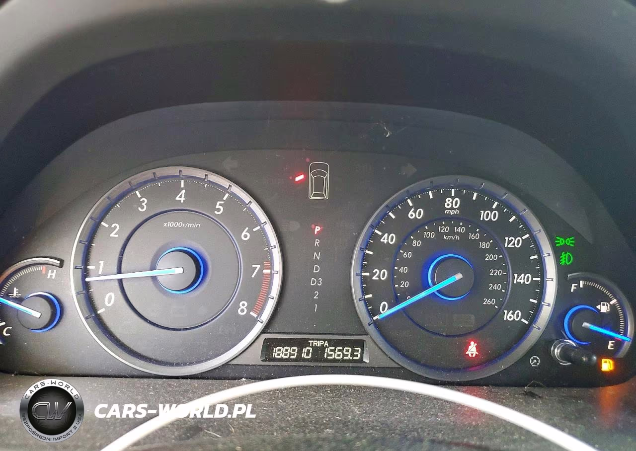 2012 Honda Crosstour Exl VIN:5J6TF1H59CL000206 - 9