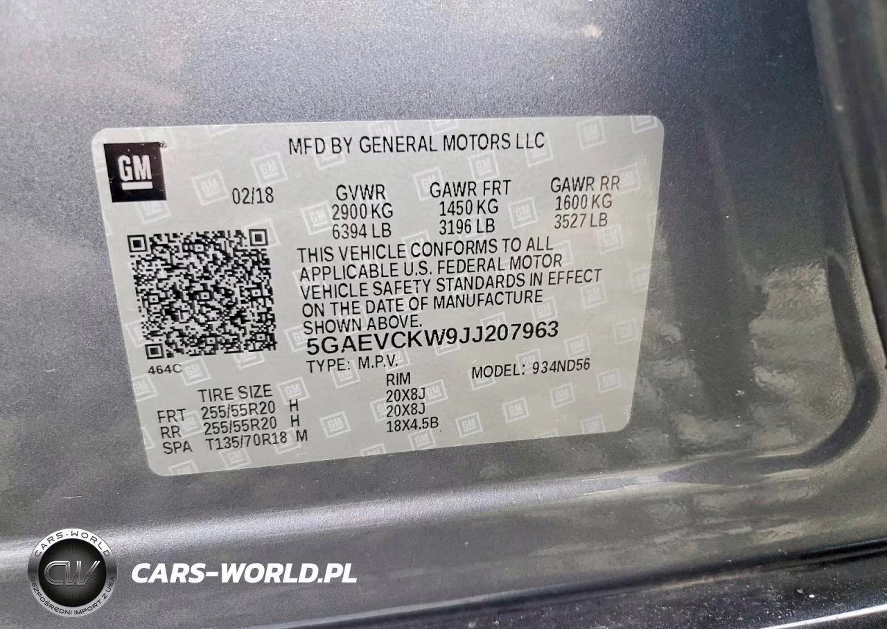 2018 Buick Enclave Avenir VIN:5GAEVCKW9JJ207963 - 13