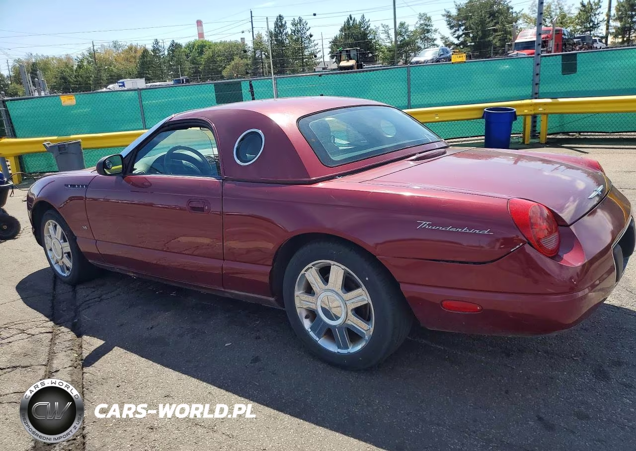 2004 Ford Thunderbird VIN:1FAHP60A84Y102508 - 2