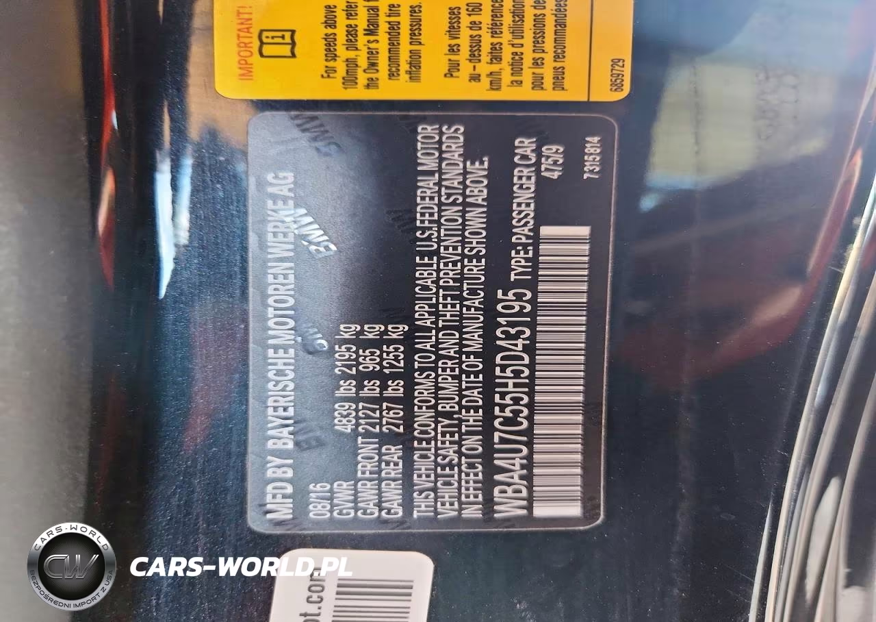 2017 BMW 430I VIN:WBA4U7C55H5D43195 - 13